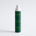 Maktafa The Continuity Ritual: Continuity Day Cream bottle on a pale grey background.