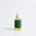 Maktafa The Firmness Ritual: Bakuchiol Renewal Oil bottle on a pale grey background.