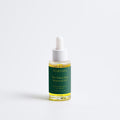 Maktafa The Balance Ritual: Bakuchiol Renewal Oil bottle on a pale grey background.