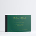 Reverse of the The Renewal Ritual presentation box showing printed product information.