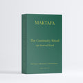 Front of the emerald The Continuity Ritual presentation box with gold lettering.