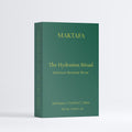 Front of the emerald The Hydration Ritual presentation box with gold lettering.