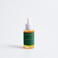 Maktafa The Radiance Ritual: Radiance Oil bottle on a pale grey background.