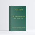 Front of the emerald The Nocturne Ritual presentation box with gold lettering.
